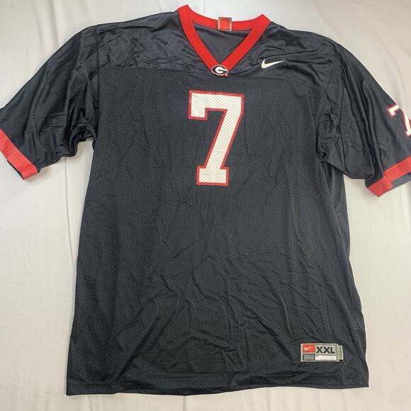 VTG Nike Georgia Bulldogs #7 Black Alternate Football Jersey Men’s XL - Picture 1 of 8